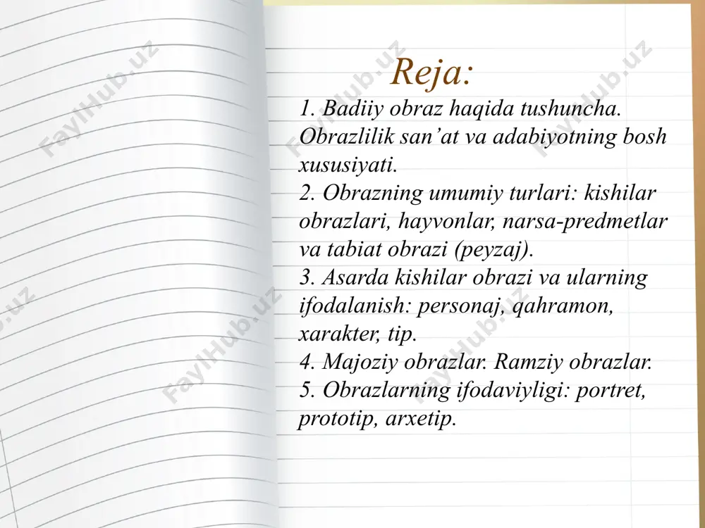 fikrlaydi. u biz kutmagan ichki o‘xshashlikni kashf etadi, natijada o‘sha biz bilgan narsa-hodisa ko‘z oldimizda butkul yangicha bir tarzda gavdalanadi, o‘zining bizga noayon qirralarini namoyon qiladi. masalan, shoir x.davron rangtasvir san’ati haqida yozadi: musavvir bo‘lmoq ersang, tilingni sug‘urib ol va yaradan to‘kilgan qon rangiga quloq sol albatta, rangtasvirda ranglar “gapirishi” hammaga ma’lum, biroq ayni shu fikrni “gapirayotgan qon rangi” obrazi orqali berilgani – kashfiyot, metaforik fikrlash natijasi va xuddi shu narsa bizni hayratga soladi, shuurimizda muqim o‘rnashadi. mohiyatga qaragan san’atkor qobig‘iga o‘ralib yashayotgan odam bilan sassiq ko‘lmakdagi tilla baliqcha yoxud o‘zida cheksiz kuch-qudrat sezgani holda maqsadsiz yashayotgan odam bilan bemaqsad uchib yurgan burgut orasida (a.oripov), turg‘unlikning biqiq muhitida yashayotgan ziyoli bilan bir izdan beto‘xtov yurayotgan tramvay (a.a’zam) yoki qatag‘on sharoitida ijod qilayotgan shoir bilan vahshiy qoyalar orasida quyoshga oppoq gul uzatgancha nafis chayqalayotgan na’matak (oybek) orasida o‘xshashliklar topadi, birining mohiyatini ikkinchisi orqali ochib beradi. keltirilgan misollar obrazli tafakkurda yuksak darajadagi …