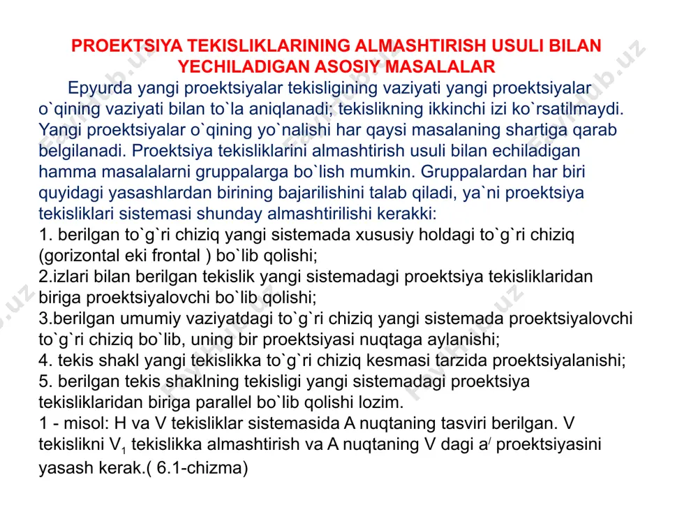 enti (nuqta, shuning uchun aylantirishni nuqtadan boshlaymiz va aylanish jarayonida nuqta proektsiya-larining qanday harakat qilishini ko’rib chiqamiz. image1.jpeg image2.jpeg image3.wmf oleobject1.bin image4.png ^ /docprops/thumbnail.jpeg