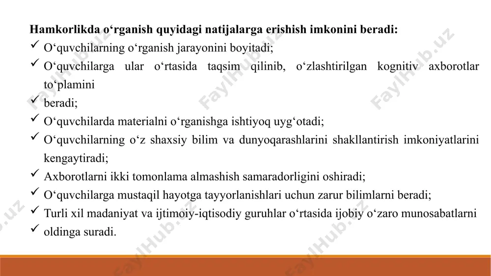 akli. mualliflik shaxsiy nomulkiy huquklari muddatsiz amal qiladi. mualliflik huquqi buzilgan taqdirda u sud orqali himoya qilinadi. mualliflik huquqi buzilishining keng tarqalgan turlariga plagiat (koʻchirmachilik, madaniy oʻgʻirlik), asardan muallif ruxsatisiz tijorat maqsadlarida foydalanish (madaniy qaroqchilik) kiradi. bunday hollarda huquqbuzar muallif huquklarini tiklashi, unga yetkazilgan zararlarni toʻlashi lozim. mualliflik huquqini buzishga qaratilgan vositalar (asarning kontrafakt nusxalari) yoʻqqilibtashlanadi. mualliflik huquqi egasi oʻziga tegishli xuquklarni oʻz xohishiga koʻra shaxsan amalga oshirishga haqlidir. hukuq egasidan boshqa shaxslar mualliflik huquqilarini faqat huquq egasining roziligi bilan va u bergan vakolatlar doirasida boshqarishlari mumkin (mas, ishonchnoma orqali). mualliflik huquqi egalari oʻz zimmasiga mualliflik huquqilarini boshqarish yuklatiladigan tashkilotlarni tuzishlari mumkin. muallifning oʻz asariga nisbatan mutlaq huquqlari (mulkiy huquklar) tijorat muomalasida harakatda boʻlishi, haq evaziga boshqa shaxslarga toʻliq yoki qisman oʻtkazilishi, hadya qilinishi mumkin. oʻzbekiston respublikasi jinoyat kodeksida mualliflik huquqini oʻzlashtirganlik, hammualliflikka majbur etganlik uchun jinoiy javobgarlik belgilangan (yana qarang intellektual mulk huquqi). mualliflik huquqini muhofaza etishni tashkiliyhuquqiy taʼminlash, …