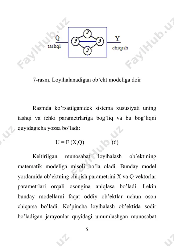 loyihalash ob’ektlari va jarayonlarini tavsiflash masalalari - Page 5