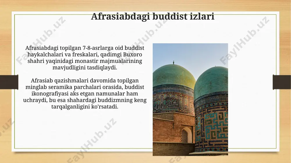 oʻzbekistonda buddaviylik dinining tarixiy ildizlari va hozirgi zamon - Page 5