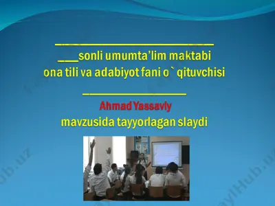 sonli umumta’lim maktabi — PPT
