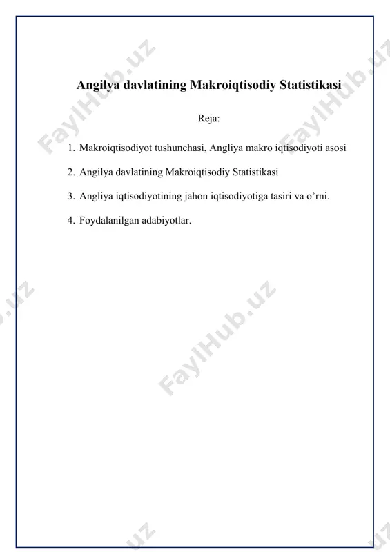 taʼsirini oʻrganadi va tadqiq etadi. makroiqtisodiy koʻrsatkichlar, bir tomondan, maʼlum vaqt oraligʻida ishlab chiqarish hajmini hisoblash va milliy iqtisodiyotning faoliyat yuritishiga bevosita taʼsir qiluvchi omillarni aniqlash imkonini bersa, ikkinchi tomondan, ular yalpi milliy mahsulot harakatining barcha bosqichlarida, yaʼni ishlab chiqarish, taqsimlash, qayta taqsimlash va foydalanish bosqichlarida uni koʻrgazmali shaklda aks ettirishga imkon beradi. shuningdek, oʻsishning umumlashtiruvchi koʻrsatkichlari, mamlakat iqtisodiyotini tavsiflaydigan koʻrsatkichlarning pasayishi hamda ortishi surʼatlari va unda yuz berayotgan iktisodiy jarayonlar, tuzilmaviy proporsiyalar ham m. predmeti hisoblanadi. makroiktisodiy koʻrsatkichlar moddiy ishlab chiqarish va nomoddiy xizmat koʻrsatish sohalaridagi barcha xoʻjalik yurituvchi subʼyektlar iqtisodiy faoliyatining umumiy va pirovard natijalarini qamrab oladi. m.ning asoslari ingliz olimi j. m. keynsiint 1936-yilda nashr etilgan "bandlik, foiz va pulning umumiy nazariyasi" asarida bayon etilgan. hozirgi zamon m. nazariyasida 3 oqim (neokeynschilik, monetarizm va yangi klassik yoʻnalish) mavjud, ular oʻrtasidagi asosiy farq makroiktisodiy siyosatga nisbatan berilgan tavsiyalarning har xilligida (yana qarang mikroiktisodiyot). n. a. makroiqtisodiy tahlilning ayrim …