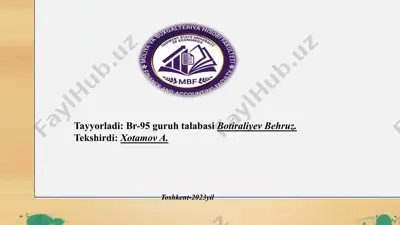 auditorlik tekshiruvida firibgarlik tushunchasi — PPTX