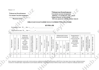 tegishli tashqi hujjat shakli — DOC