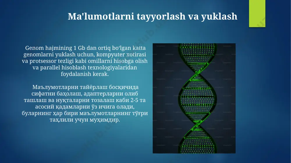 genlarni kartalashtirish dasturlari bilan tanishish - Page 3