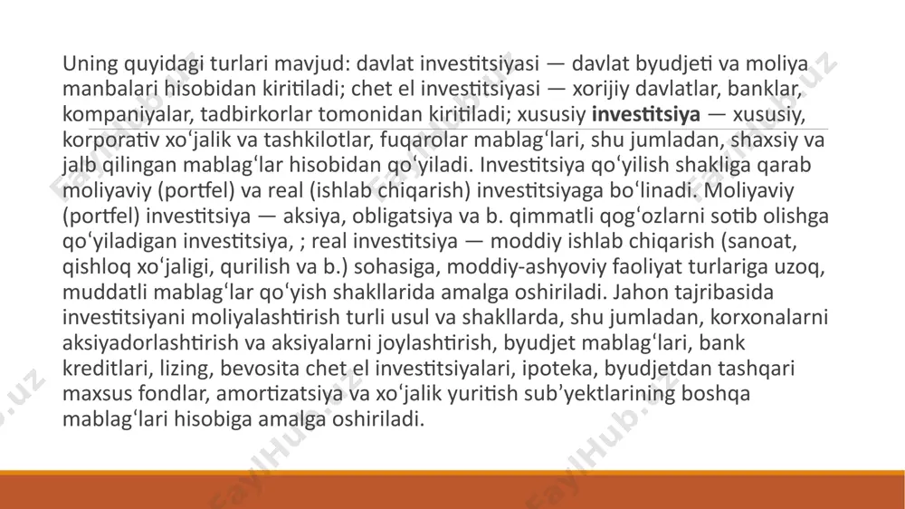 ishsizlik darajasi; - iqtisodiyot tarkibi; - davlat qarzi; - jamiyatning mulkiy tabaqalanishi; - iqtisodiyot va jamiyatning kriminallashuvi; - ishlab chiqarishning texnik va texnologik holati; - raqobatbardoshlik; - importga bog’langanlik; - xufiyona iqtisodiy faoliyat miqyosi; - oltin valyuta zahiralari. iqtisodiy xavfsizlikka bo’ladigan tahdidlar – mamlakatdagi iqtisodiy holatga salbiy ta’sir ko’rsatadigan, shaxs, jamiyat, davlatning iqtisodiy manfaatlarini cheklab qo’yadigan, milliy qadriyatlar va hayot tarziga xavf soladigan hodisa va jarayonlardir. odatda iqtisodiy tahdidlar umumlashtirilgan holda ichki va tashqi tahdidlarga ajratilib o’rganiladi. iqtisodiy tahdidlar mamlakat iqtisodiyoti rivojiga, jamiyat, davlat, xo’jalik yurituvchi sub’yektlar, fuqarolarning iqtisodiy manfaatlariga bevosita xavf tug’diradi. bu tahdidlar ijtimoiy takror ishlab chiqarishni izdan chiqarib, aholining turmush darajasini pasayib ketishiga olib keladi, jamiyat hayotida tanglik holatlarini keltirib chiqaradi, ijtimoiy barqarorlikka putur yetkazadi. ichki tahdidlar jumlasiga mamlakat iqtisodiyotining rivojlanishga qodir emasligi, taraqqiyotda innovatsion asoslarning zaifligi, qarama-qarshiliklar va ijtimoiy ziddiyatlarni hal etishda manfaatlar balansiga erisha olmaslik kabilar kiritiladi. jahon narxlari va tashqi savdodagi o’zgarishlar, kirib kelayotgan …