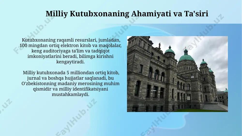 kanada milliy kutubxonasi: resurslari va xizmatlari - Page 3