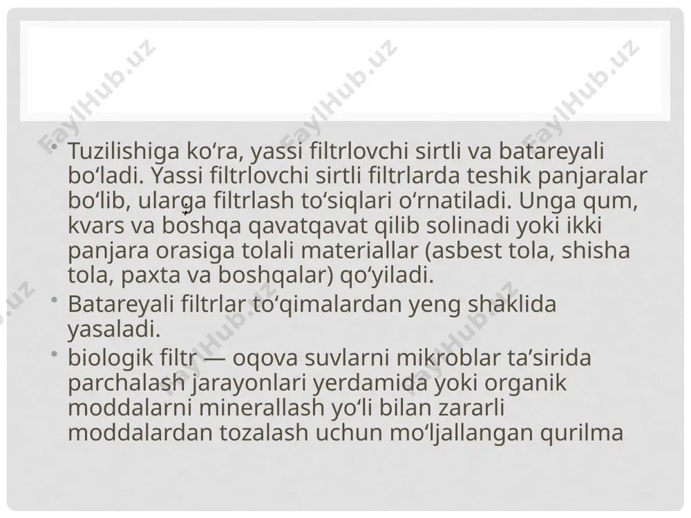 hududli (polosali) filtrlar - Page 5