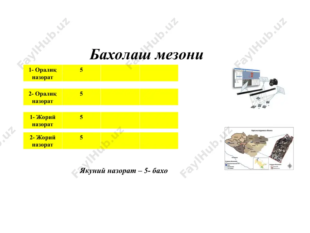дезия фани ерни бўлиш, уни ҳисобга олиш, она заминни муҳофаза қилиш, ердан унумли фойдаланиш, ер кадастрини ўтказиш, тупроқ, геобатоника ва бошқа қидирув ишларини олиб боришда кенг қўлланилади.