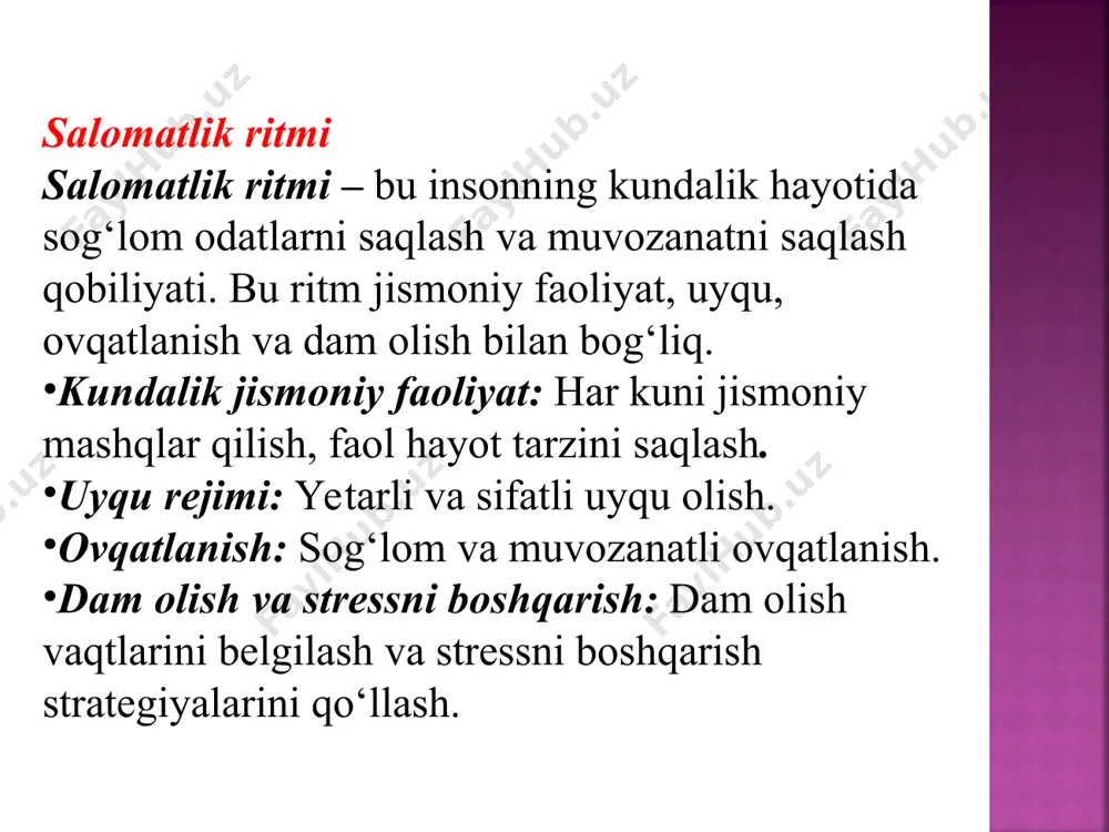salomatlik tushunchasi va salomatlik darajasini aniqlash - Page 5