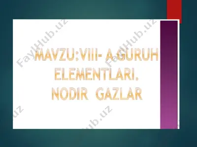 inert gazlar — PPTX