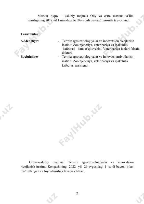 ri patologiyasi 1 - mavzu. kirish. ot sportining mohiyati 1.1. ma’ruza mashg’ulotini o’qitish texnologiyasi vaqt: 2 soat talabalar soni: __ ta o’quv mashg’uloti shakli kirish, vizual ma’ruza o’quv mashg’uloti rejasi 1. kirish. 2. ot sportining mohiyati. 3. sport otlari zotlari 4. ayrim sport otlarining tavsifi 4.1. salt miniladigan ot zotlari 4.2. yo’rtoqi ot zotlari 5. otga yaqinlashishda va u bilan ishlashda havfsizlik texnikasi o’quv mashg’ulot maqsadi: “trening va ot kasalliklari” fanining mohiyati, sport otlari zotlari, ayrim sport otlarining tavsifi, salt miniladigan ot zotlari yo’rtoqi ot zotlari, otga yaqinlashishda va u bilan ishlashda havfsizlik texnikasi to’g’risida bilimlarni hamda to’liq tasavvurni shakllantirish. pedagogik vazifalar: - trening va ot kasalliklari fanning o’quv fanlar tizimida tutgan o’rni bilan tanishtirish; - trening va ot kasalliklari o’quv fani tuzilishini va tavsiya etilayotgan o’quv-uslubiy adabiyotlarni sharhlash; - sport otlari zotlari, ayrim sport otlarini tavsiflash; - otga yaqinlashishda va u bilan ishlashda havfsizlik texnikasi to’g’risida ma’lumotlar berish; - …