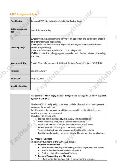 btec assignment brief — DOCX