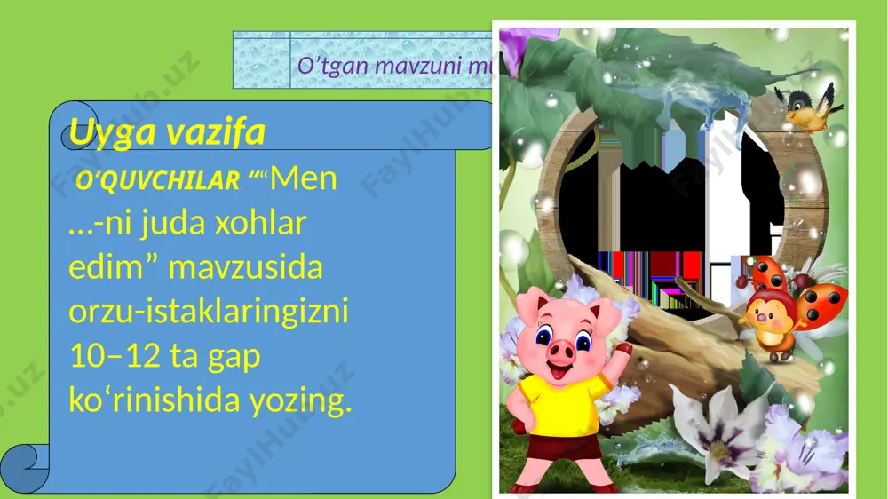 f va v undoshlarining talaffuzi va imlosi 5-sinf - Page 3