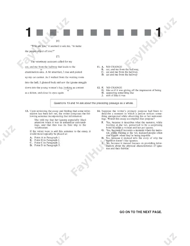 f the act writing test how your essay will be scored sample prompt and essays sample act writing test prompt planning your essay sample essay responses strategies for taking the act writing test prewrite write review your essay practice part four: taking additional practice tests chapter 10: taking additional practice tests practice test 2 explanatory answers practice test 3 explanatory answers practice test 4 explanatory answers practice test 5 explanatory answers practice test 6 explanatory answers chapter 11: scoring the additional practice tests scoring your practice tests scoring practice test 2 scoring the multiple-choice tests scoring your practice writing test 2 essay scoring practice test 3 scoring the multiple-choice tests scoring your practice writing test 3 essay scoring practice test 4 scoring the multiple-choice tests scoring your practice writing test 4 essay scoring practice test 5 scoring the multiple-choice tests scoring your practice writing test 5 essay scoring practice test …