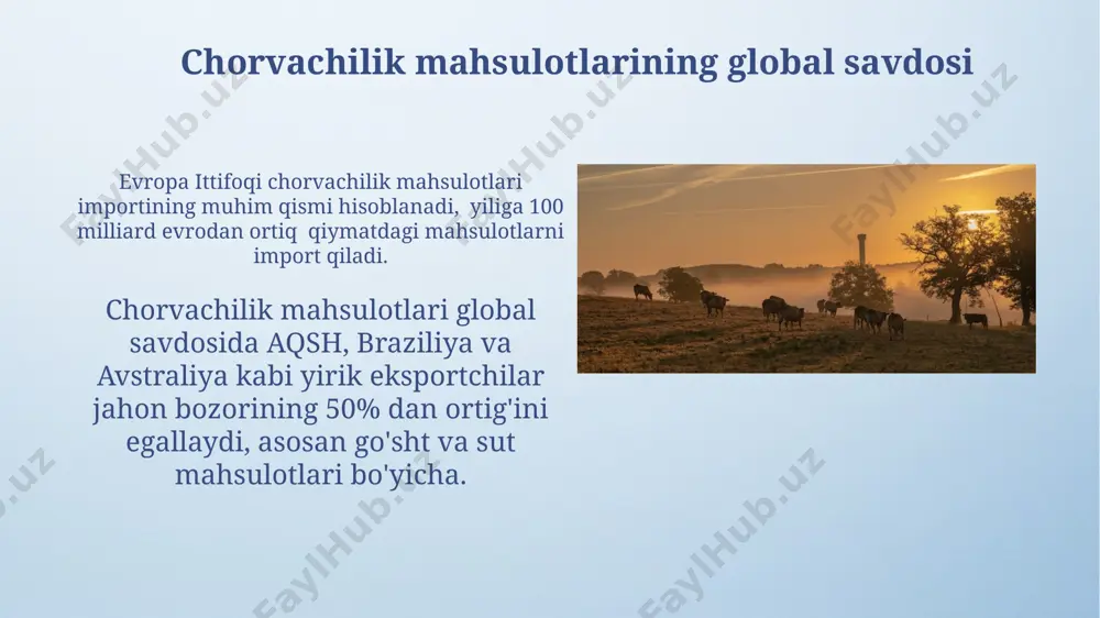 jahon chorvachilik tarmoqlarining geografiyasi - Page 5