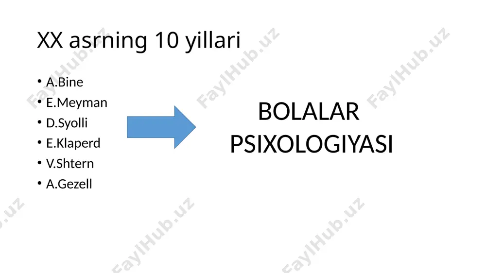 n jaxl yoki agressiya o‘rniga yo‘q qiluvchi tuyg‘ular, o‘zini o‘zi tanqid qilishga, o‘zini qadrlamaslikka aylanadi, chunki ayblanuvchida introeksiya sodir bolgan. bunday vaziyat ko‘pincha depressiya holatida kuzatiladi. ratsionallashtirish… aslida mumkin bolmagan fikr, tuyg‘u, xulq-atvorlarini oqlashga ishonchli sabablarni topuvchi himoya mexanizmi. ratsionallashtirish — psixologik himoyaning eng keng tarqalgan mexanizmi, chunki bizning xulq-atvorimiz ko‘plab omillar orqali aniqlanadi va biz uni o‘zimiz uchun ma’qul bolgan yo‘1 bilan tushuntirganimizda ratsionallashtirgan bolamiz. intellektualizatsiya… himoya mexanizmi emotsional his-tuyg‘u va kechinmalarni bartaraf etish maqsadida namoyon boladi. intellektual zaxiralarni katta miqdorda qo`llashni taqozo etadi image1.jpeg image2.png image3.jpeg image4.jpeg /docprops/thumbnail.jpeg