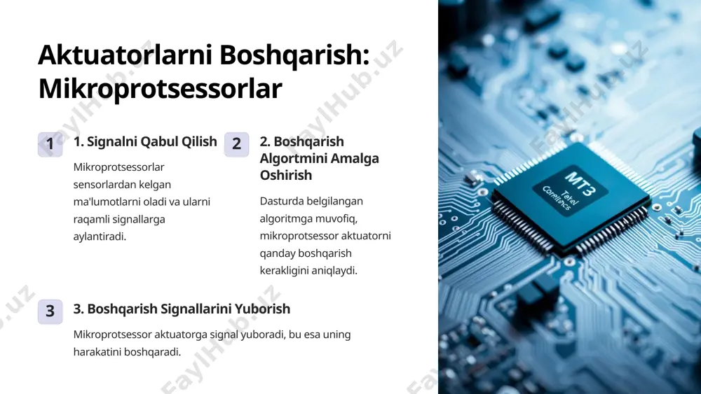 aktuatorlarni boshqarish uchun raqamli tizimlar - Page 5