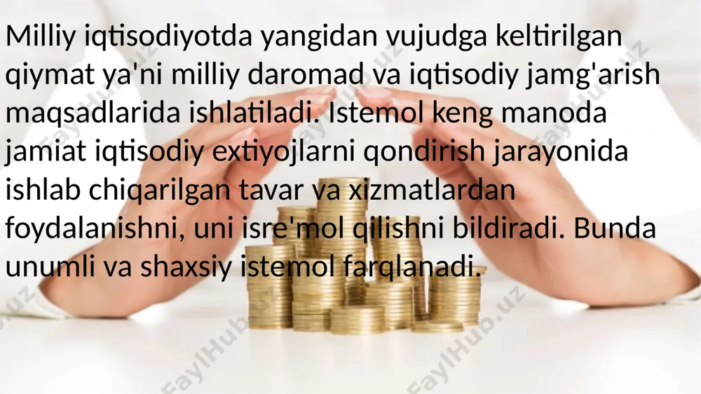 nish imkoniyatlarini belgilovchi muhim omillardir. jamg‘armalar to‘g‘ridan-to‘g‘ri investitsiya manbai bo‘lib xizmat qiladi, investitsiya esa iqtisodiy o‘sish va yangi ish o‘rinlarini yaratishda asosiy rol o‘ynaydi. ushbu tadqiqotda iste'mol va jamg‘armaning o‘zaro ta’siri, investitsiya uchun zarur moliyaviy resurslarning shakllanishi va ularning iqtisodiy rivojlanishdagi roli o‘rganiladi. iste'mol va jamg‘arma o‘rtasidagi nisbat mamlakatning iqtisodiy modeliga bevosita ta’sirqiladi. yuqori darajadagi iste'mol qisqa muddatda iqtisodiy faollikni oshirishi mumkin bo‘lsa-da,uzoq muddatda kam jamg‘arma investitsiyalar uchun yetarli resurslarning mavjud emasligiga olibkeladi. aksincha, yuqori jamg‘arma darajasi investitsiyalarni rag‘batlantiradi, ammo iste'moldarajasini pasaytirib, iqtisodiy o‘sishni susaytirishi mumkin. shu sababli, ushbu elementlarningmuvozanatini ta’minlash har bir iqtisodiyot uchun muhim masala hisoblanadi. iste'mol va iqtisodiy faollik iste'mol darajasi aholi farovonligining asosiy ko‘rsatkichlaridan biri bo‘lib, qisqa muddatdaiqtisodiy faollikni oshiradi. ammo haddan tashqari yuqori iste'mol darajasi jamg‘arma va investitsiyahajmining kamayishiga olib kelishi mumkin. bu holat uzoq muddatda iqtisodiy rivojlanishnisekinlashtirishi ehtimoli bor.jamg‘arma va moliyaviy barqarorlikjamg‘arma iqtisodiyotda moliyaviy barqarorlikni ta’minlovchi asosiy resursdir. tadqiqotdavomida aniqlanishicha, yuqori darajadagi jamg‘arma moliyaviy …