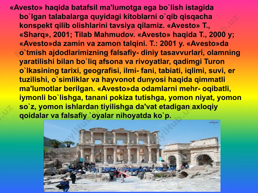 еraklitning qarashlari falsafiy tafakkur rivojiga katta ta'sirko`rsatgan. pifagor (eramizdan avvalgi 580-500 yillar) u qadimgiyunonistonda diniy mafkuraviy falsafiy maktab ya'ni pifagorchilikka asos solgan. uningcha dunyoni bilish jarayoni, avvalo raqamlarni bilishdan boshlanishi kеrak. piofagorchilarning ta'limotiga ko`ra olamning asosini idеallashgan raqamlar tashkil qiladi. pifagorchilar birinchi bo`lib yunonistonda tabiatdagi narsa va hodisalarni izohlashuchun miqdor katеgoriyasini ilgari surishdi. suqrot falsafasiga ham ma'lum darajada ta'sir ko`rsatgan.suqrot (eramizdan oldingi 469-399 yillar) (asli- sokrat) qadimgi yunon faylasufi. afinaning ijtimoiy hayotida faol ishtirok etganyoshlar tarbiyasi bilan shu`ullangan, hur fikrli inson, kamba`aldan chiqqan tosh kеsuvchilarning o``li, o`ta bilimdon kishi sifatida mashhur bo`lgan. suqrot va uning tarafdorlari jamiyat qonunlariga, ular qanday bo`lishidan qa'tiy nazar so`zsiz itoat etishini tar`ib etganlar. suqrot o`z ta'limotini o`zaki rashida ko`cha- ko`yda, maydonlarda, hiyobonlarda shogirdlari va izdoshlari bilan shakllantirgan va xalq ongiga singdirishga harakat qilgan, lеkin birorta ham asar yozmagan uning falsafiy, axloqiy ta'limotlari mohiyatini shogirdlari ksеnnafant, aristafan va aflotunlarning asarlaridan bilib olishimiz mumkin. qadimdagi yunonistonning eng …