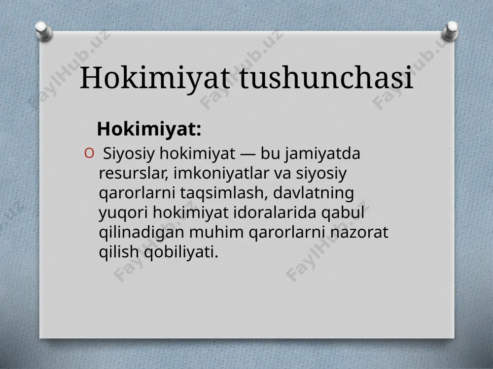 g‘liq. har bir boshqaruv tizimi o‘ziga xos ijobiy va salbiy tomonlarga ega. jamiyatning rivojlanishi va barqarorligi siyosiy liderning qarorlaridan bevosita ta’sirlanadi. siyosiy tizimlarning samarali ishlashi va adolatli bo‘lishi, fuqarolarni qulay va barqaror yashash sharoitlari bilan ta’minlaydi. image3.jpeg image4.png /docprops/thumbnail.jpeg