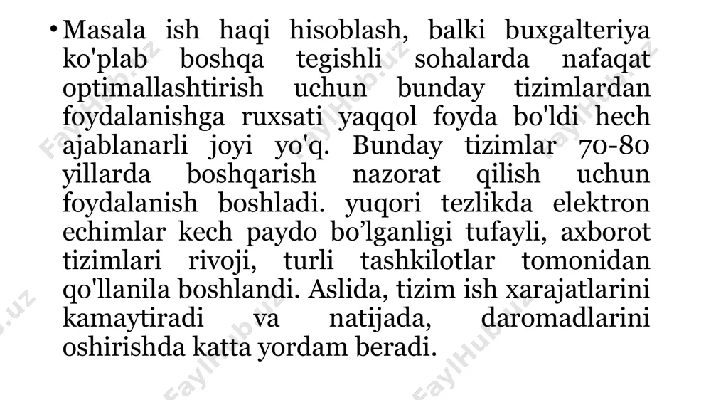 axborottizimlarining tasnifi - Page 3