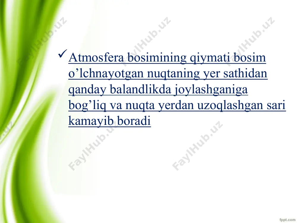 bosim va uning turlari. bosim o’lchash asboblari. arximed kuchi - Page 3