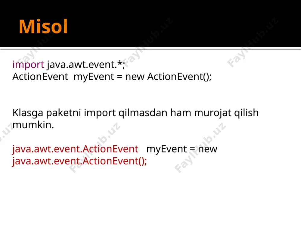 java paketlari yaratish - Page 5