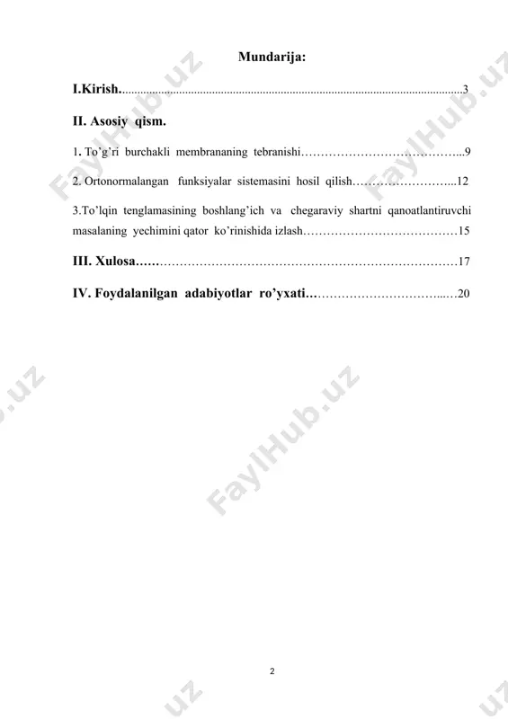i qayd etildi. o‘qitish sifatini yangi bosqichga ko‘tarish, matematika fanidan bilimlarni baholash bo‘yicha milliy sertifikatlash tizimini joriy etish zarurligi aytildi. bunday syertifikat egasiga oliy o‘quv yurtiga o‘qishga kirishda matematika fanidan maksimal ball beriladi. yuqori malakali pedagoglar va ilmiy darajali kadrlar tayyorlash tizimi samarasini oshirish, matematika institutida ilmiy daraja beruvchi kengashga to‘liq mustaqillik berish lozimligi ko‘rsatib o‘tildi. mamlakatimizda matematika fani bo‘yicha nufuzli xalqaro anjumanlar o‘tkazish, davlat byudjeti va “el-yurt umidi” jamg‘armasi hisobidan har yili 100 nafar olimni xorijdagi ilmiy tadbirlar va stajirovkalarga yuborish yuzasidan topshiriqlar berildi. davlat taraqqiy topish uchun avvalambor ilm-fan borasida ko’plab yutuqlarga erishmoq demakdir. yoshlarni bilimli qilib tarbiyalash yurtimiz oldida to’rgan ulkan vazifalardan biridir. o’zbekiston respublikasi mustaqil huquqiy demakratik davlat , erkin fuqarolik jamiati ko’rish yo’lida ulkan ishlar olib borib inson mohiyatining yangidan ochishga , uni o’zligini anglashga , imkoniyatlarni ro’yobga chiqarishga va ma’naviy intellectual, aqliy – amaliy rivojlanishga yangi shart- sharoitlar yaratib berishdi. ta’limning fan va ishlab …