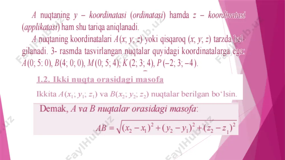 fazoda koordinatalar sistemasi - Page 5