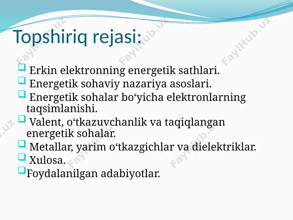 tral lari va issiqlik elektrostansiyalarida noxush holatlar biroz ko‘proq sodir bo‘ladi (lekin, xuddi chernobildagi yoki yaponiyadagi aes kabi, bu haqda yillar davomida gapiriladigan darajada emas). agar bu sohada ishga joylashish istiqbollari haqida gapiradigan bo‘lsak, bu erda ko‘p narsa, birinchidan, siz istiqomat qilayotgan shahar yaqinida elektrostansiya borligiga va, agar bo‘lsa, u qaysi ixtisoslikda ekanligiga, u erda sizga mos keladigan bo‘sh ish o‘rni topilsa, sizning o‘sha stansiyada ishlash uchun boshqa joyga ko‘chib o‘tish istagingizga, ikkinchidan esa, (bu omil har bir soha vakillariga tegishli) siz ayni ishga kirishga tayyor bo‘lgan davringizda kadrlar holatiga bog‘liq elektronlar atomlarda ma'lum qatlamlar - qobiqlar bo‘ylab taqsimlanadi va bu qobiqlar k, l, m, n, o, p, q harflari bilan belgilanadi. bu qobiqlar mos ravishda, asosiy kvant soni n=1, 2, 3, 4, 5, 6, 7 ga muofiqlikni ta'minlaydi. yadroga eng yaqin qobiq bu - k qobig'i. har bir qobiqdagi elektronlarning bo‘lishi mumkin bo‘lgan eng ko‘p miqdori 2n2 ifoda orqali …