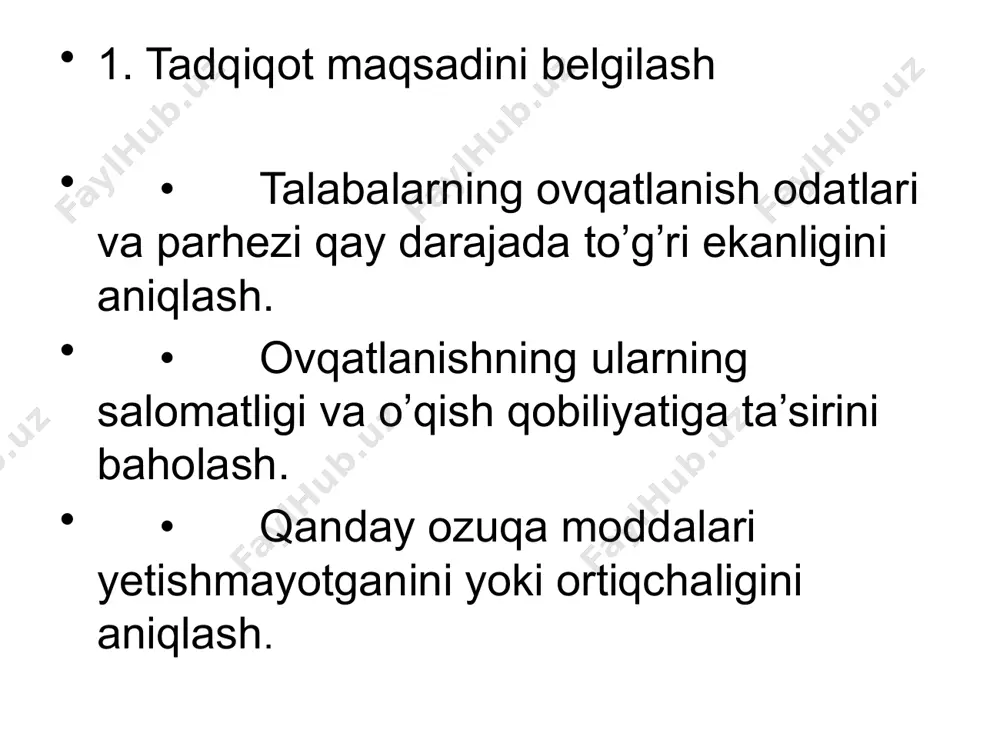 talabalarning ovqatlanishini adekvatligini o‘rganish va baholash - Page 5