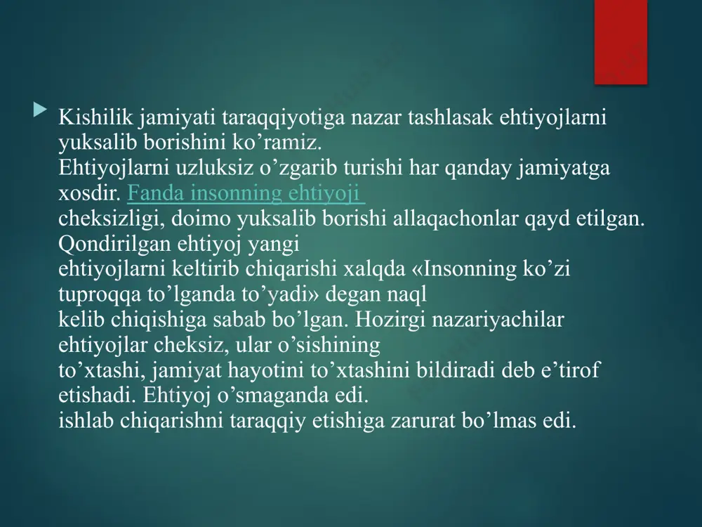 ehtiyoj faollikni yuzaga keltiruvchi turtki sifatida va ehtiyoj o’rganish metodlari - Page 4