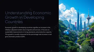 economic growth in developing countries — PPTX