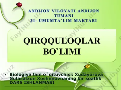 qirqquloqlar — PPT
