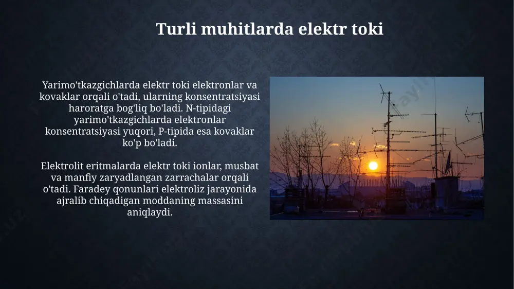 turli muhitlarda elektr toki - Page 5