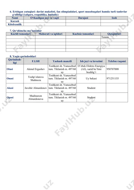 h m. 497/60 uy uy bekasi 971251155 akasi javohir almardonov toshkent sh. yunusobod tum. tiklanish m. 497/60 uy student opasi madinaxon almardonova toshkent sh. yunusobod tum. tiklanish m. 497/60 uy student image1.jpeg