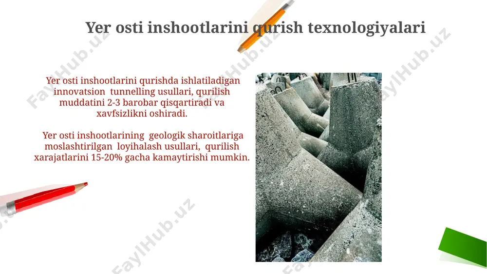 gidrotexnika qurilishida yer osti ishlarini rivojlantirish - Page 4