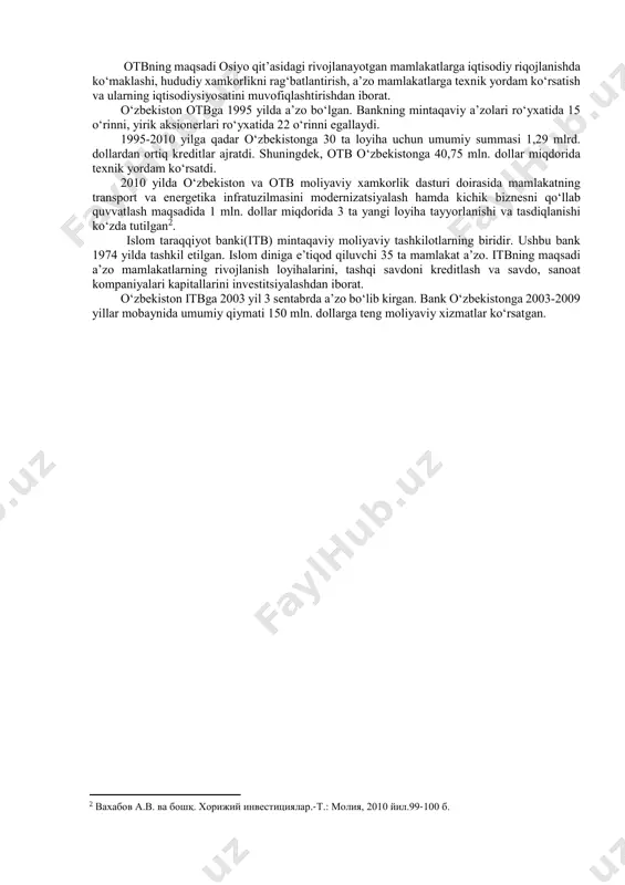 akkabliklar tufayli yangi ishchi о‘rinlarni barpo qilish uchun investitsiyalar sonini kо‘paytirish borasidagi mumammolar tug‘ildi. natijada sanoatga yetarli ishchi kuchini tayyorlash uchun, mehnat resurslari sonini kambag‘al davlatlar ishchi kuchi hisobiga tо‘ldira boshladilar. aqsh dagi 11 sentabr voqeyasidan keyin iqtisodiyotdagi moliyaviy riskning ortishi natijasida investorlar о‘zlarining pullarini antiterror dasturlari uchun emas, balki boshqa yо‘nalishlarga yо‘naltira boshladilar. iroq va afg‘onistondagi urushlar iqtisodiy- investitsyon loyihalarga о‘z tahlikasini о‘tkazdi. lekin shunga qaramasdan hozirgi barcha jabhalardagi texnologik rivojlanishlar kengaydi. bu masalan, qishloq hо‘jaligida, meditsinada, alternativ energiya resurslarini barpo qilishda, metallurgiya hamda transport sohasida kо‘zga tashlanadi. shuningdek, yaxshilangan global aloqa tarmoqlari halqaro savdoda sarf-harajatlarni qisqartirdi. bunday qulayliklar mehnat resurslarining va mehnatni taqsimlashning global mavqeyi oshishida qulaylik yaratmoqda. mana shunday kо‘rsatkichlar esa dunyo iqtisodiyotini qayta rivojlanish potentsiyali hali yuqori ekanligini kо‘rsatadi. 2010 yilda jahon iqtisodiyotining rivojlanishining tendensiyalari quyidagilardan iborat bо‘lgan: 1. ishsizlik darajasining о‘sishi va buning natijasida aholi turmush darajasining pasayishi; 2. kо‘plab mamlakatlarda tovarlarga ichki talabning pasayishi …