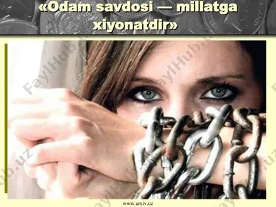 odam savdosi — PPT