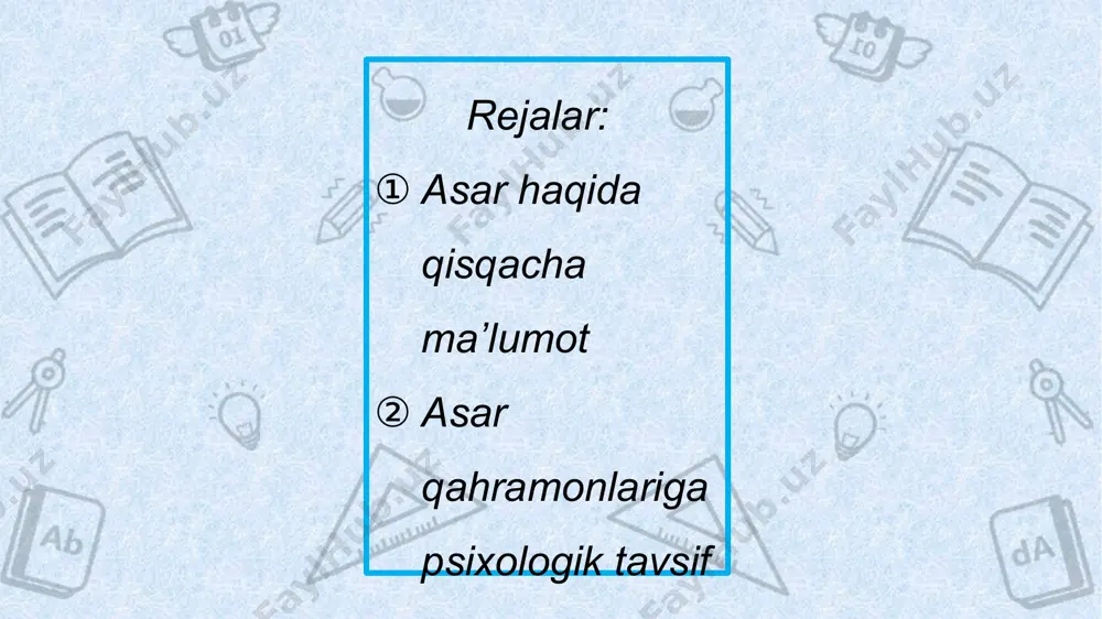 abdulla qodiriyning oʻtkan kunlar asariga psixologik tahlil - Page 2