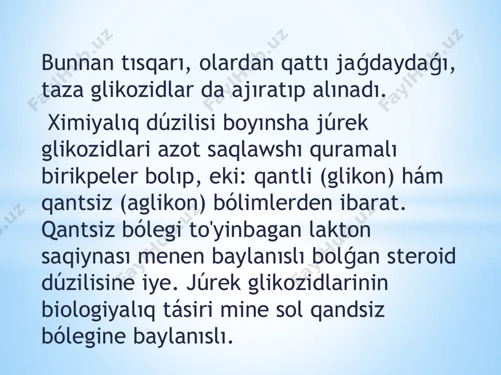 júrek -qan tamir sistemasina tásir etiwshi hám sidik aydawshi zatlar - Page 4