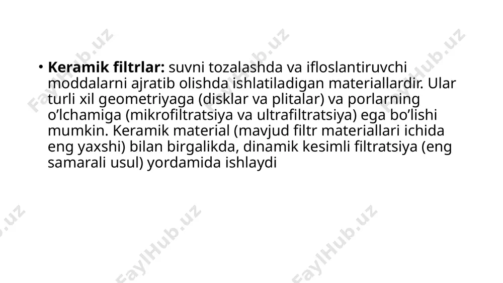 filtrlovchi materiallar - Page 5