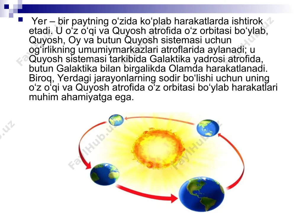 asidagi ikki yoqli burchakka yoki boshlang‘ich meridiandan aniqlanayotgan joygacha graduslardagi masofaga aytiladi. geografik kenglik va geografik uzunlik geografik koordinatalarni hosil qiladi. geografik koordinatalar – nuqtalarning yer yuzasidagi holatini ko‘rsatadi. geografik kenglik ekvatordan ikki tomonga 00 dan 900 gacha o‘lchanadi. boshlang‘ich meridiandan sharqda 0 dan 1800 gacha bo‘lgan uzunliklar sharqiy uzunliklar, shu meridiandan g‘arbda 0 dan 1800 gacha bo‘lganlari g‘arbiy uzunliklar deb ataladi. globus va kartalarda o‘tkazilgan meridian va parallellar bir-biri bilan kesishib, bir necha katakchalardan tashkil topgan geografik yoki gradus to‘rini hosil qiladi. ekvator, qutblar, meridian va parallellar gradus to‘rining elementlari hisoblanib, ular o‘q (gorizont) tomonlarini ham ko‘rsatadi; meridianlar yer sharinng shimol va janubini, parallellar esa g‘arb va sharqni ko‘rsatadi. meridianlar va parallellar koordinatalar sistemasini hosil qiladi.