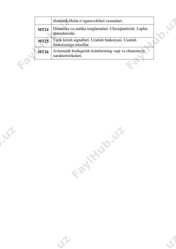 chiziqli avtomatik sistemalarni matematik ifodasi - Page 2