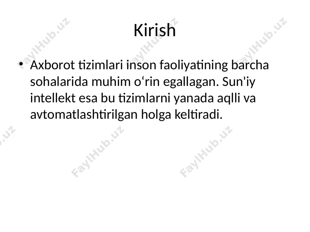 e ai (ma’lumotlar tahlili) - o‘zbekiston banklarida kredit tahlili tizimlari xulosa sun'iy intellekt axborot tizimlariga yuqori darajadagi samaradorlik va aqllilik olib kiradi. uni to‘g‘ri va ehtiyotkorlik bilan tatbiq etish muhim. rahmat e’tiboringiz uchun!