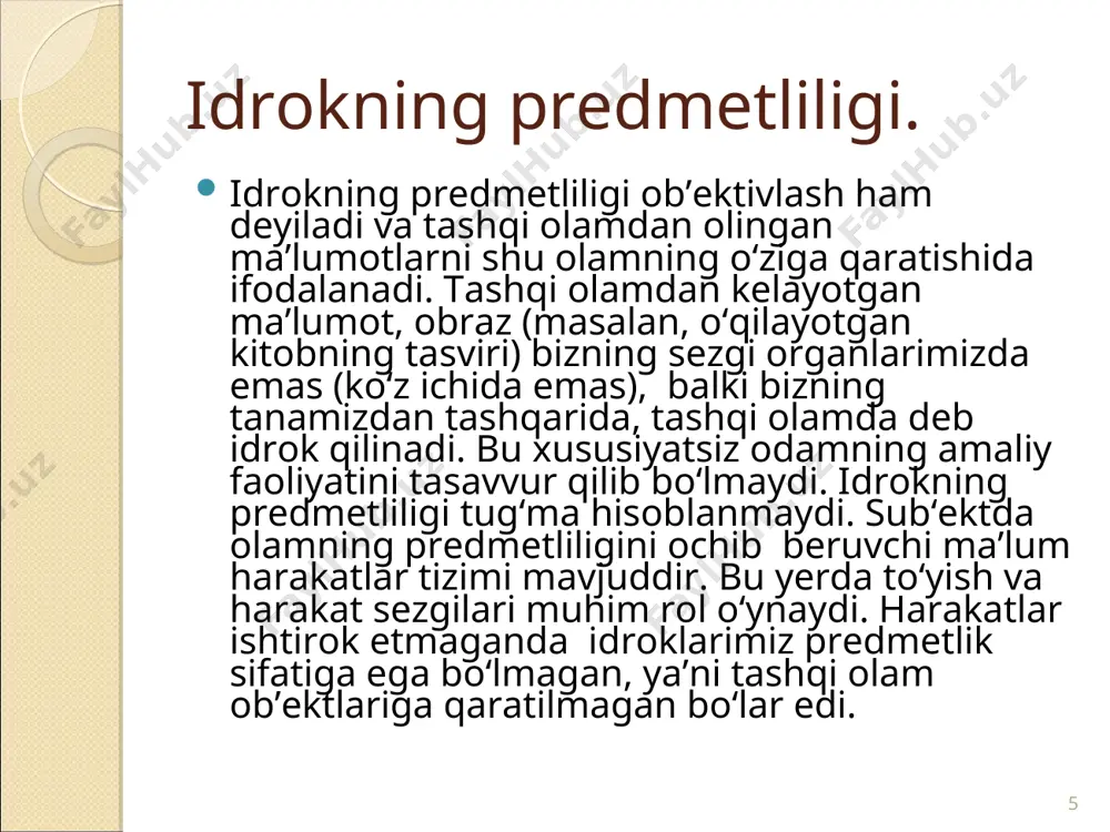 idrok va uning turlari - Page 5
