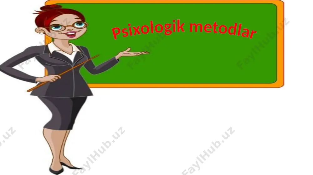 davlat pedagogika universiteti, farg’ona davlat universiteti kabi psixolog mutaxassis tayyorlaydigan oliygohlarda mufassal o’rganiladi. biz mazkur mavzuimizda har bir insonning o’zini va atrofidagilarni bilib olishiga imkon beradigan, murakkab bo’lmagan, qo’llash shartlari sharoitga mos bo’lgan va umum qabul qilingan metodlarni keltirdik. ishonchlilik. asosiy metodlar asosiy metodlarning variantlari kuzatish metodi tashqi (ob’ektiv kuzatish) ichki (sub’ektiv, o’z-o’zini kuzatish) erkin kuzatuv standartlashtirilgan guruh ichida kuzatish guruh tashqarisida kuzatish so`roq metodi og’zaki so’roq yozma so’roq erkin so’roq (suhbat) standartlashtirilgan so’roq testlar metodi test – so’rov test - topshiriq proyektiv test sotsiometrik test modellashtirish matematik modellashtirish mantiqiy modellashtirish texnik modellashtirish kibernetik modellashtirish ijtimoiy psixologiyaning asosiy metodlari kuzatish metodi kuzatish metodi tabiiy metodlar jumlasiga kiradi.  o’z - o’zini kuzatish esa odam o’zida kechayotgan biror o’zgarish yoki hodisani o’zi o’rganish maqsadida ma’lumotlar to’plash va qayd etish usulidir.  erkin kuzatuv ko’pincha biror ijtimoiy hodisa yoki jarayonni o’rganish maqsad qilib qo’yilganda qo’llaniladi.  tashqi kuzatuv mohiyatan kuzatiluvchi xulq - …