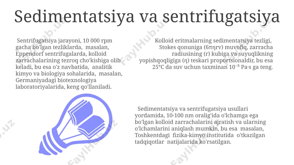 kolloid eritmalarning molekulyar knetik xossalari - Page 3
